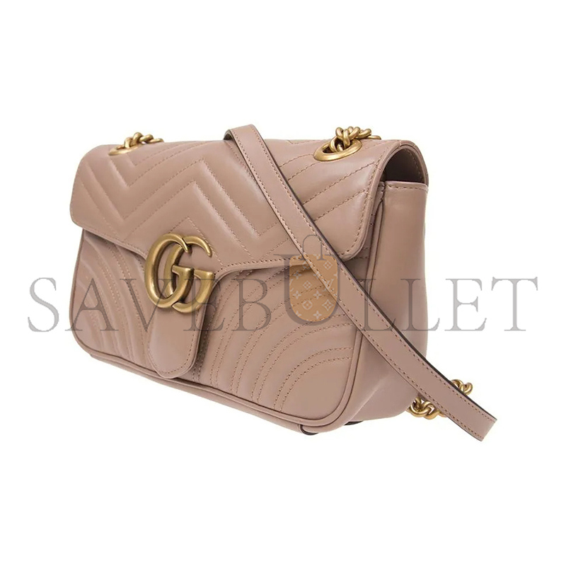 GUCCI GG MARMONT MEDIUM SHOULDER BAG 443497(26*15*7cm)